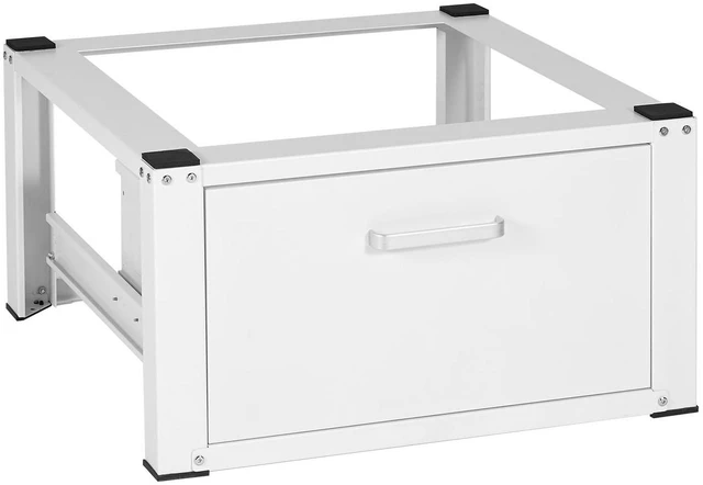 Alt view image 7 of 7 - Laundry Pedestal 27" Wide 14.4" Height, Washer And Dryer Base Stand Platform Universal Fit 660lbs Capacity, Heavy Duty Multi-Functional Base for Washing Machine with Drawer & Rich Accessories