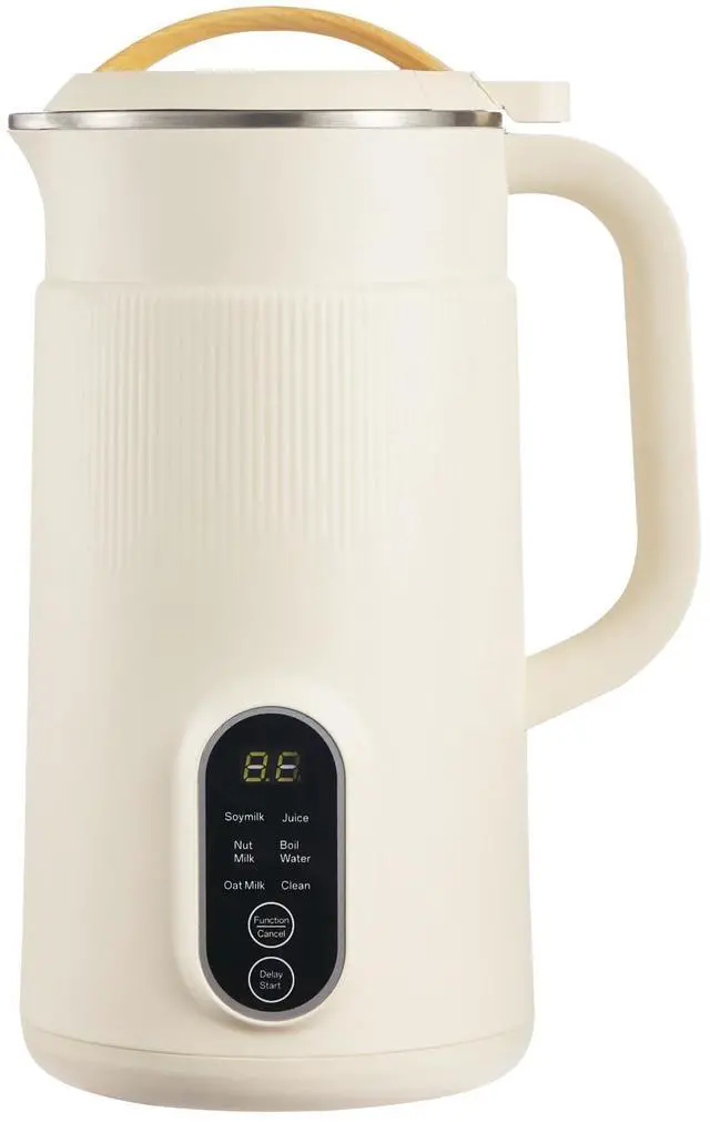 Alt view image 3 of 7 - 6-in-1 Nut Milk Maker, 20 oz Soy Milk Maker Machine with 6 Blades, for Homemade Oat, Nut, Soy, Juice, Plant-Based and Non Dairy Beverages with High-Temp Self-Cleaning, Boil Water, 12-Hour Delay