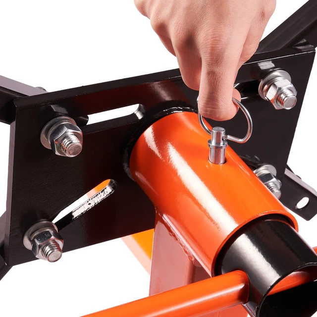 Alt view image 5 of 7 - Engine Stand, 1300 lbs (3/5 Ton) Rotating Engine Motor Stand with 360 Degree Adjustable Head, Cast Iron Motor Hoist Dolly, 4-Caster, 4 Adjustable Arms, for Vehicle Maintenance, Auto Repair
