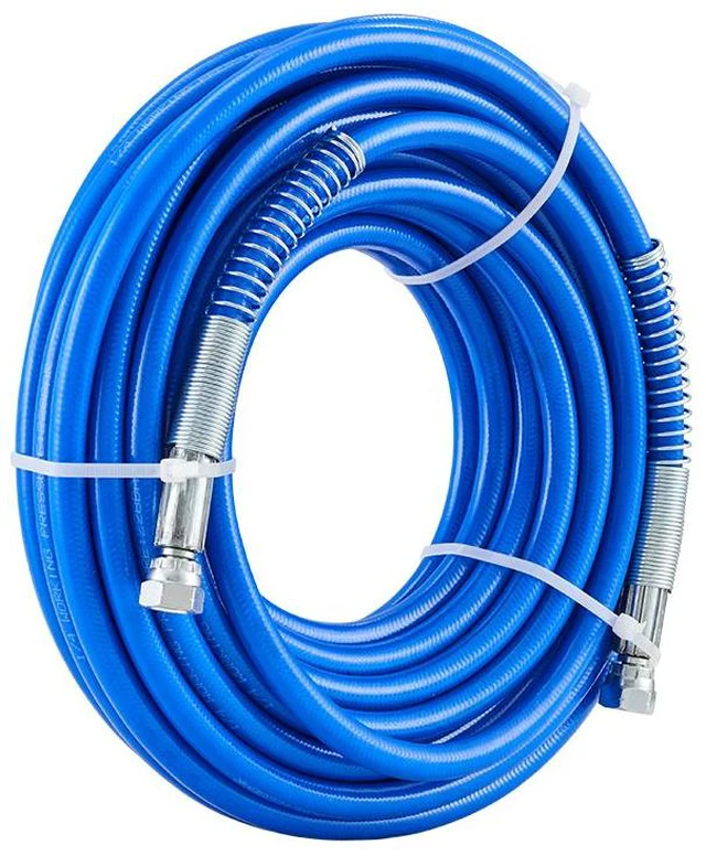 Alt view image 2 of 7 - Airless Paint Spray Hose Kit 50ft 1/4in Swivel Joint 3600psi with 517 Tip