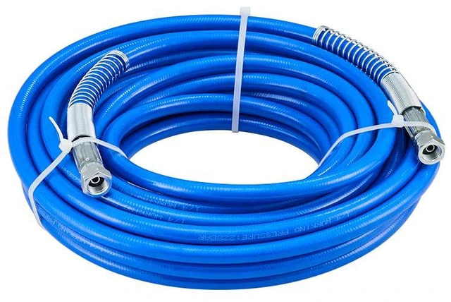 Alt view image 7 of 7 - Airless Paint Spray Hose Kit 50ft 1/4in Swivel Joint 3600psi with 517 Tip