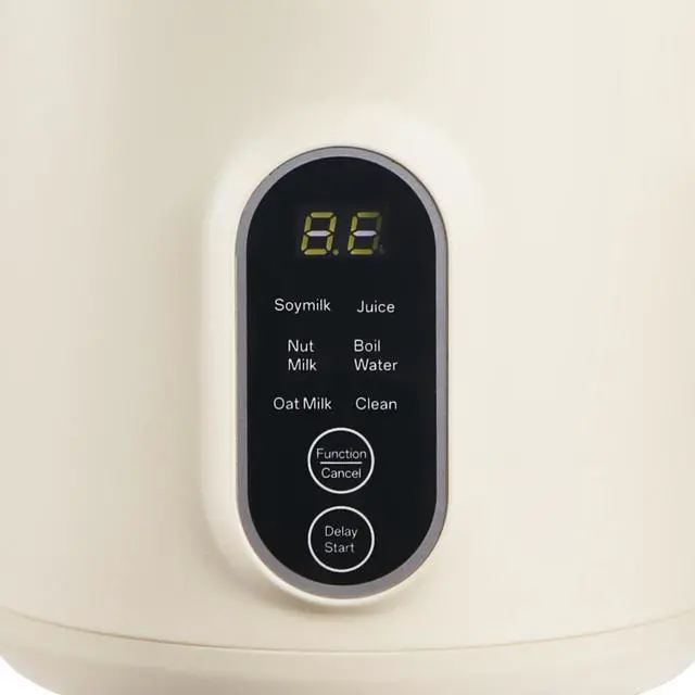 Alt view image 5 of 7 - 6-in-1 Nut Milk Maker, 20 oz Soy Milk Maker Machine with 6 Blades, for Homemade Oat, Nut, Soy, Juice, Plant-Based and Non Dairy Beverages with High-Temp Self-Cleaning, Boil Water, 12-Hour Delay