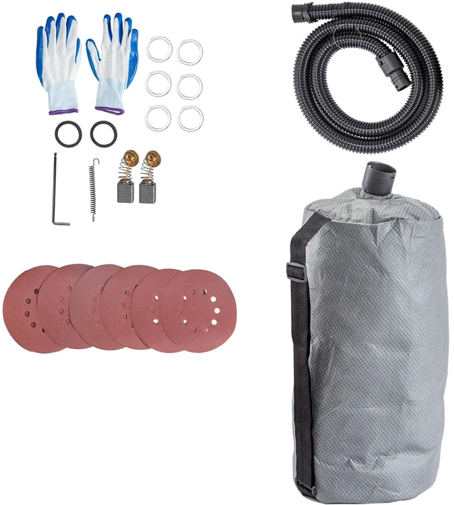 Alt view image 4 of 7 - Drywall Sander 850W Electric, Electric Sander Variable Speed 800-1750RPM, Drywall Sander Foldable Sheetrock Sander, with Telescope Handle, Vacuum Bag Drywall Sanders 6 Sand Pads