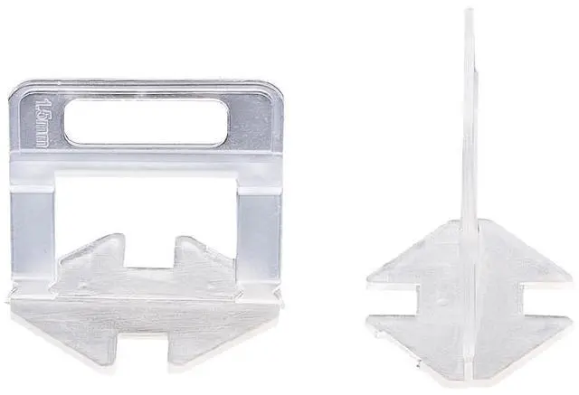 Main image of Tile Leveling System Clips, 2000-Piece 1/16" Tile Spacers Clips Tile Tools, 1.5mm Floor Wall Spacer Tiling Tool Set, Tile Installation Tools for Professional Ceramic Tile and Stone Installation