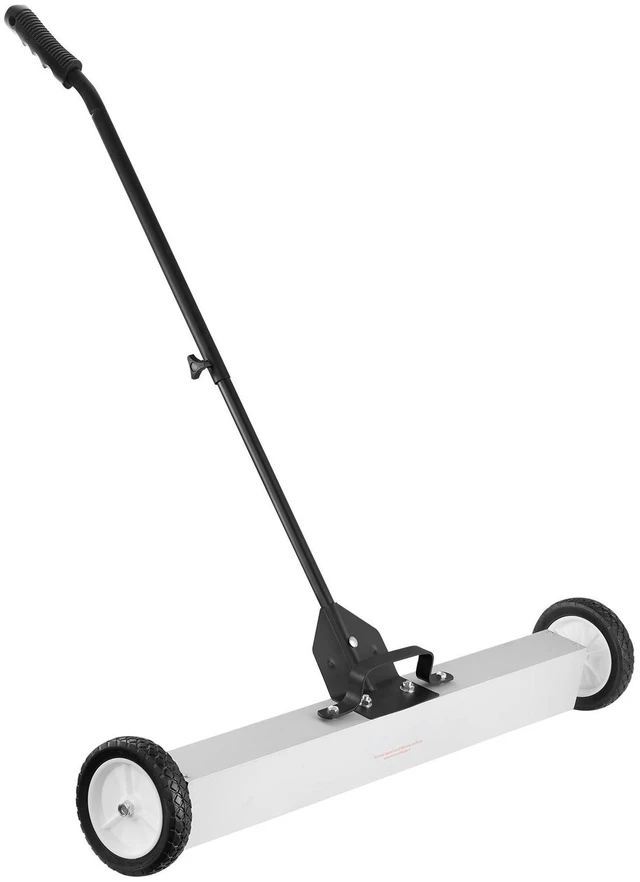 Main image of 55Lbs Rolling Magnetic Sweeper with Wheels,Push-Type Magnetic Pick Up Sweeper, 36-inch Large Magnet Pickup Lawn Sweeper with Telescoping Handle, Easy Cleanup of Workshop Garage Yard