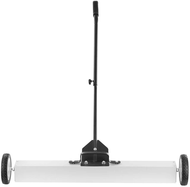 Alt view image 7 of 7 - 55Lbs Rolling Magnetic Sweeper with Wheels,Push-Type Magnetic Pick Up Sweeper, 36-inch Large Magnet Pickup Lawn Sweeper with Telescoping Handle, Easy Cleanup of Workshop Garage Yard