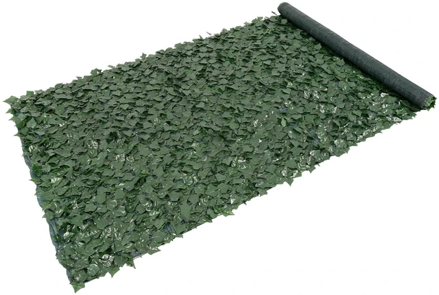 Main image of Ivy Privacy Fence, 59 x 158in Artificial Green Wall Screen, Greenery Ivy Fence w/ Mesh Cloth Backing and Strengthened Joint, Faux Hedges Vine Leaf Decoration for Outdoor Garden, Yard, Balcony