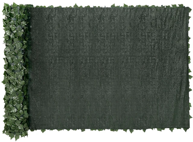 Alt view image 3 of 7 - Ivy Privacy Fence, 59 x 158in Artificial Green Wall Screen, Greenery Ivy Fence w/ Mesh Cloth Backing and Strengthened Joint, Faux Hedges Vine Leaf Decoration for Outdoor Garden, Yard, Balcony