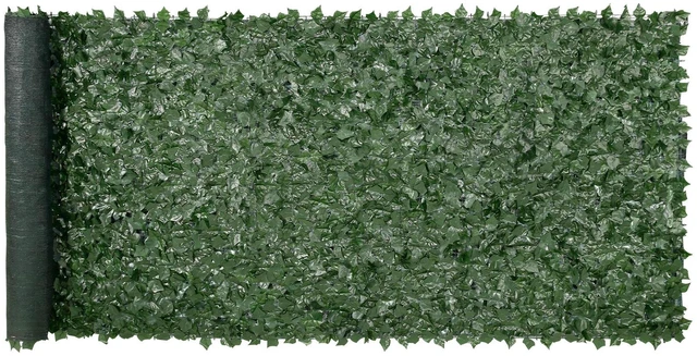 Alt view image 7 of 7 - Ivy Privacy Fence, 59 x 158in Artificial Green Wall Screen, Greenery Ivy Fence w/ Mesh Cloth Backing and Strengthened Joint, Faux Hedges Vine Leaf Decoration for Outdoor Garden, Yard, Balcony