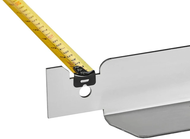 Alt view image 3 of 7 - Wheel Alignment Tool, 2-Pack Toe Alignment Toe Plates, Stainless Steel Wheel Alignment Tool Plate, Toe Angle Accurate Measurement, Includes 2 Measuring Tapes & Conversion Chart