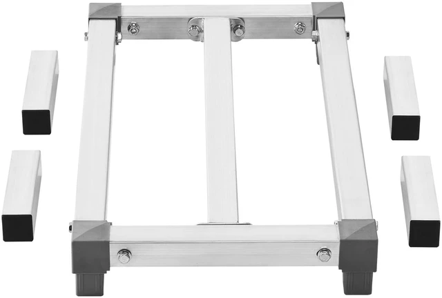 Alt view image 3 of 7 - Newly UpgradedAluminum Dunnage Rack Stationary Dunnage Rack 24 x 14 x 8 Storage Rack