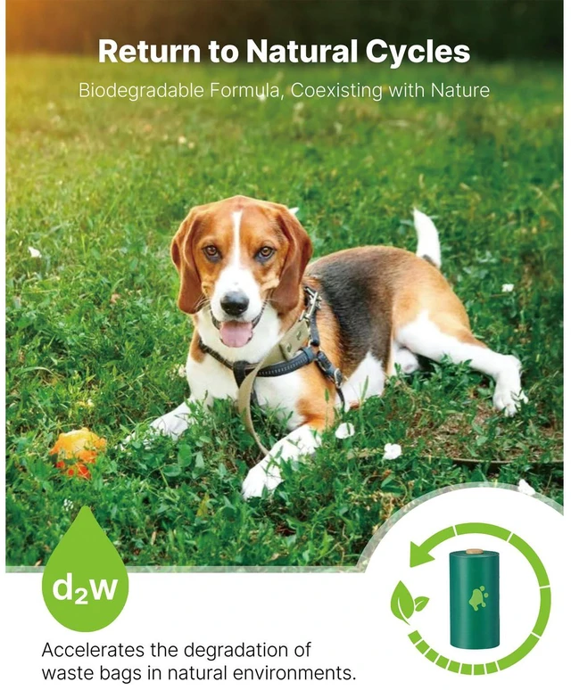 Alt view image 2 of 7 - Thick Dog Poop Bags 270PCS Unscented Biodegradable Pet Waste Bags Refill Rolls