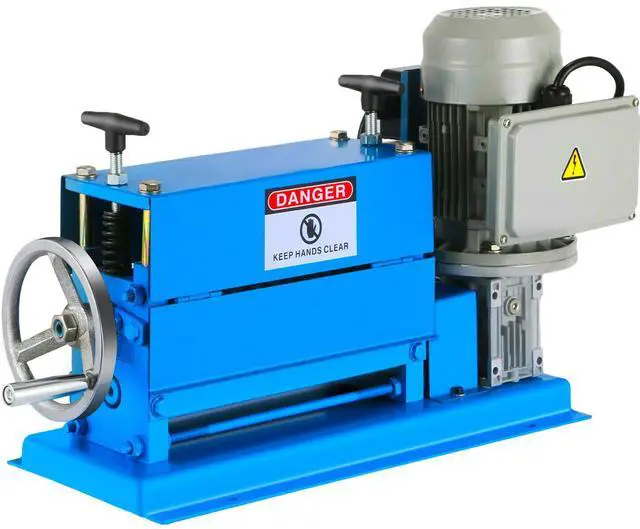 Alt view image 3 of 7 - Wire Stripping Machine DA 0.06 inch -1.5 inch,Wire Stripper Machine 11 Channels 10 Blades, Automatic Wire Stripping Tool with Manual Hand Cranked Industrial for Recycling Copper Wire