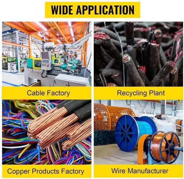 Alt view image 2 of 7 - Wire Stripping Machine DA 0.06 inch -1.5 inch,Wire Stripper Machine 11 Channels 10 Blades, Automatic Wire Stripping Tool with Manual Hand Cranked Industrial for Recycling Copper Wire