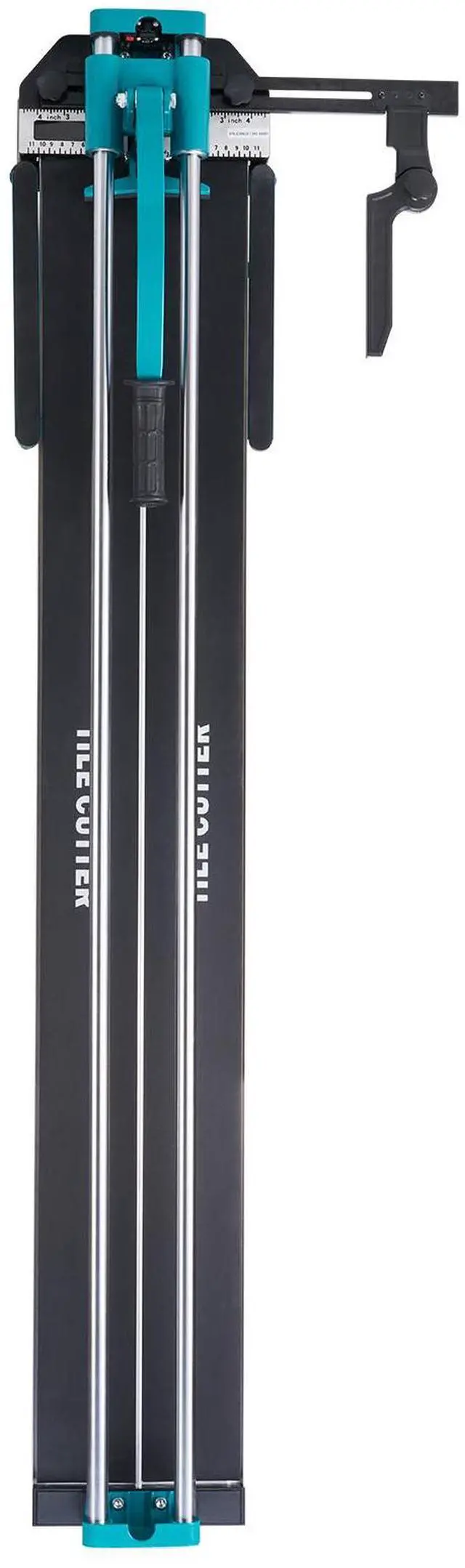 Alt view image 5 of 7 - Manual Tile Cutter, 48 inch, Porcelain Ceramic Tile Cutter with Tungsten Carbide Cutting Wheel, Infrared Positioning, Anti-Skid Feet, Double Rails for professional installers or beginners