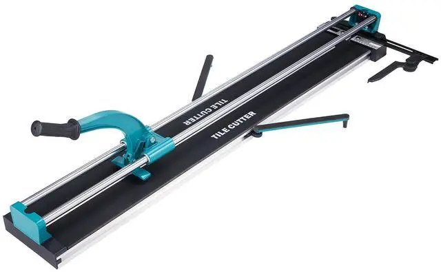 Alt view image 7 of 7 - Manual Tile Cutter, 48 inch, Porcelain Ceramic Tile Cutter with Tungsten Carbide Cutting Wheel, Infrared Positioning, Anti-Skid Feet, Double Rails for professional installers or beginners
