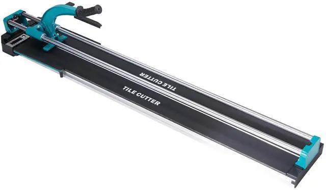 Alt view image 6 of 7 - Manual Tile Cutter, 48 inch, Porcelain Ceramic Tile Cutter with Tungsten Carbide Cutting Wheel, Infrared Positioning, Anti-Skid Feet, Double Rails for professional installers or beginners