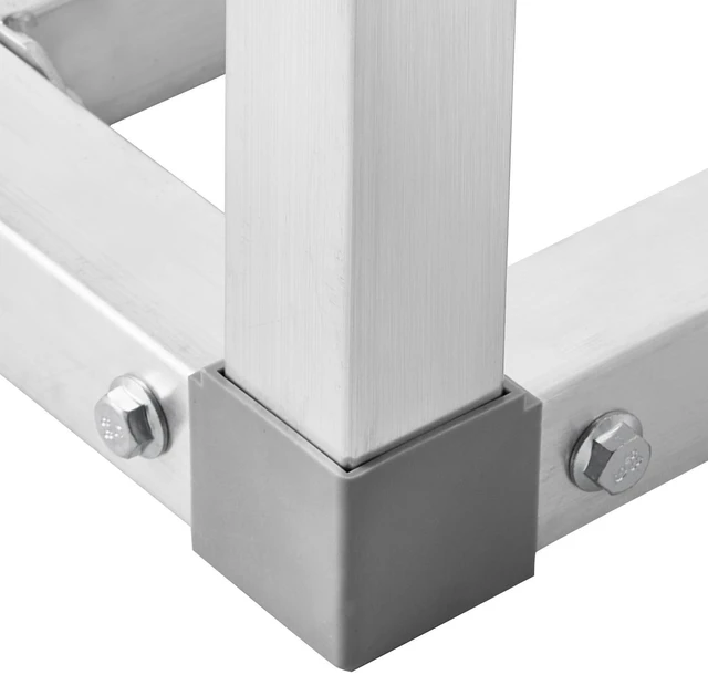 Alt view image 5 of 7 - Newly UpgradedAluminum Dunnage Rack Stationary Dunnage Rack 48 x 14 x 8 Storage Rack