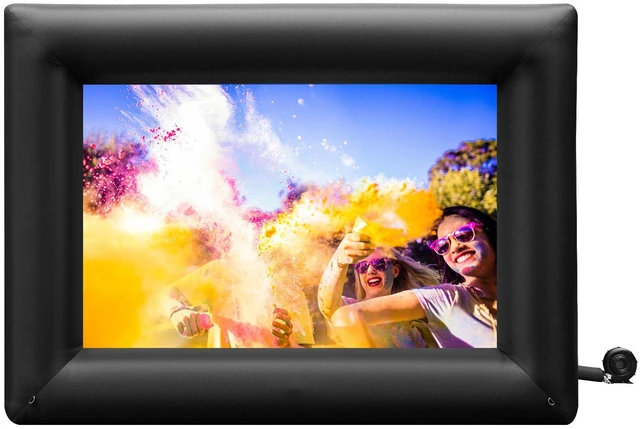 Alt view image 7 of 7 - Inflatable Movie Screen 24FT Inflatable Projector Screen for outside with 360W Air Blower Inflatable Screen Oxford Fabric Material Blow Up Screen for Outdoor Movie Supports Front/Rear Projection