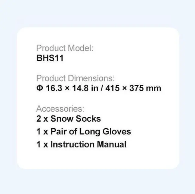Alt view image 2 of 7 - Thickened Snow Socks for Tires Full Coverage Snow Traction Tire Cover