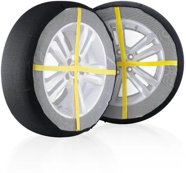 Alt view image 3 of 7 - Thickened Snow Socks for Tires Full Coverage Snow Traction Tire Cover