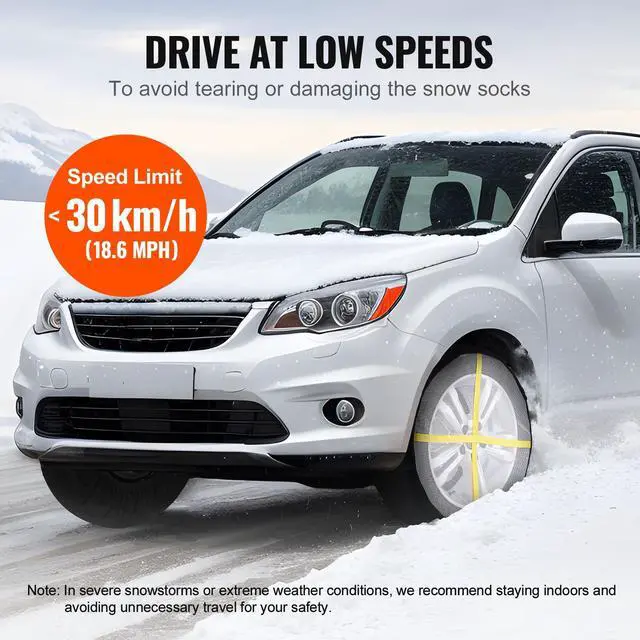 Alt view image 4 of 7 - Thickened Snow Socks for Tires Full Coverage Snow Traction Tire Cover
