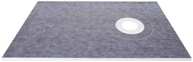 Alt view image 7 of 7 - Shower Curb Kit, 38"x60" Watertight Shower Curb Overlay with 4" ABS Offset Bonding Flange, 4" Stainless Steel Grate, 2 Cuttable Shower Curb and Trowel, Shower Pan Slope Sticks Fit for Bathroom