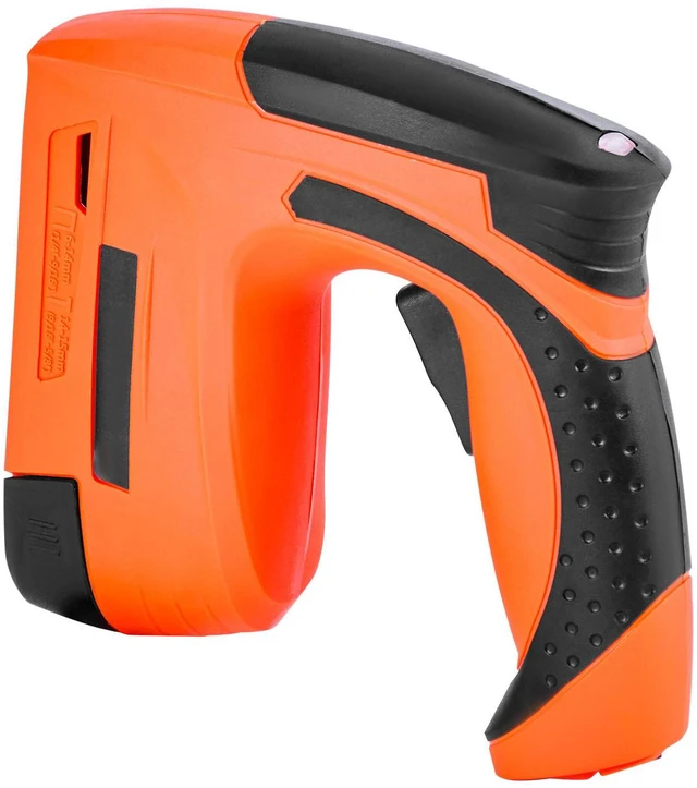 Alt view image 2 of 7 - Cordless Brad Nailer, 2-in-1 Nail Gun Staple Gun, 18 Gauge 5/8 inch, Battery Powered, with 1000 Pcs Staples and 1000 Pcs Nails, Non-Slip Rubber Grip, for Woodworking, Carpentry and DIY Projects