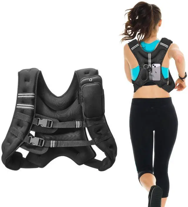 Alt view image 5 of 7 - 20lb Weighted Vest for Men Women Workout Equipment for Strength Training