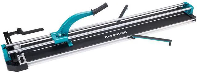 Alt view image 4 of 7 - Manual Tile Cutter, 48 inch, Porcelain Ceramic Tile Cutter with Tungsten Carbide Cutting Wheel, Infrared Positioning, Anti-Skid Feet, Double Rails for professional installers or beginners