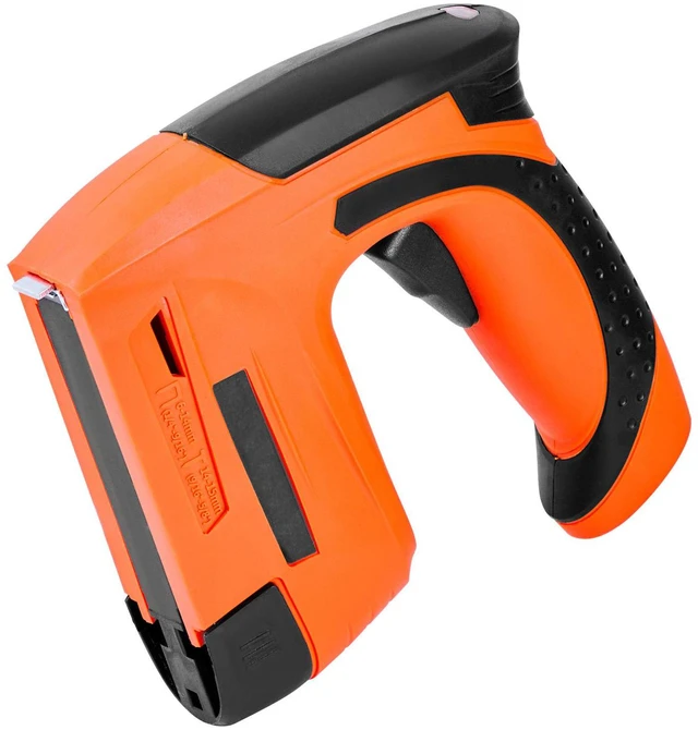 Alt view image 4 of 7 - Cordless Brad Nailer, 2-in-1 Nail Gun Staple Gun, 18 Gauge 5/8 inch, Battery Powered, with 1000 Pcs Staples and 1000 Pcs Nails, Non-Slip Rubber Grip, for Woodworking, Carpentry and DIY Projects