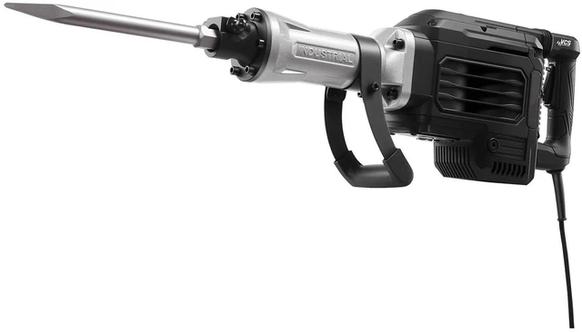 Alt view image 3 of 7 - Demolition Jack Hammer, 3000 W Powerful Electric Jackhammer, 1700 BPM Concrete Breaker with a Point Chisel, Carrying Case, Gloves, Goggles, for Concrete, Wall, Brick, Tile and Foundation