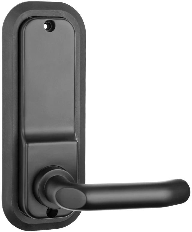 Alt view image 6 of 7 - Mechanical Keyless Entry Door Lock, 14 Digit Keypad, Embedded Outdoor Gate Door Locks Set with Keypad and Handle, Water-proof Zinc Alloy, Easy to Install, for Garden, Garage, Yard, Storage Shed