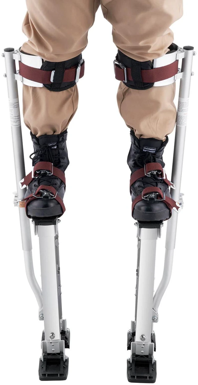 Alt view image 2 of 7 - Drywall Stilts Aluminum Tool Stilts 18''-30'' Adjustable Painting Taping