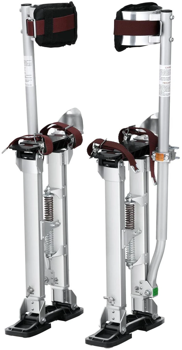 Alt view image 5 of 7 - Drywall Stilts Aluminum Tool Stilts 18''-30'' Adjustable Painting Taping