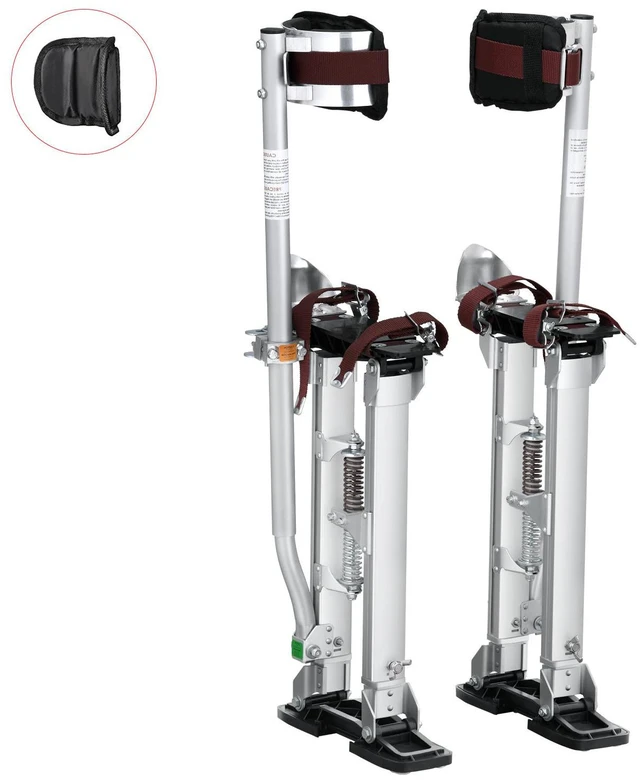 Alt view image 7 of 7 - Drywall Stilts Aluminum Tool Stilts 18''-30'' Adjustable Painting Taping