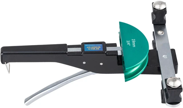 Alt view image 6 of 7 - Copper Pipe Bender, 7 Colorful Dies 1/4-7/8 inch 90 Degrees Forward and Reverse Bending, 6-22 mm for Copper & Aluminum Tubes with Reverse Bend Attachment