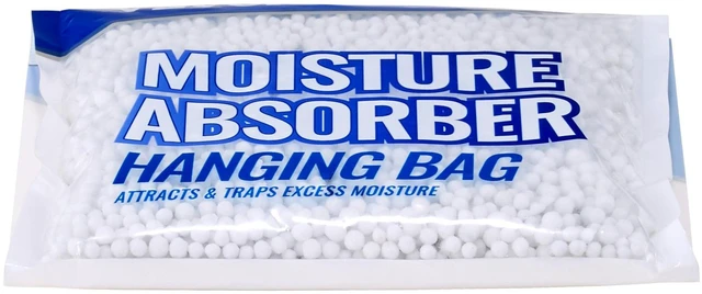 Alt view image 7 of 7 - Hanging Moisture Absorber, 9.3 oz Hanging Closet Dehumidifier Bags(10 Packs), Fragrance Free Moisture Bags in Wardrobes, Bedrooms, Bathrooms