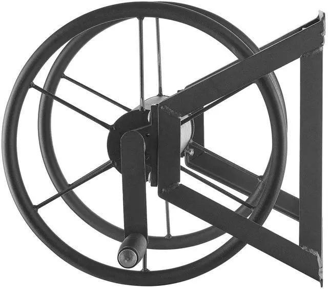 Alt view image 2 of 7 - Wall Mounted Garden Hose Reel 200ft 5/8 in Manual Hose Winder Brass Fitting