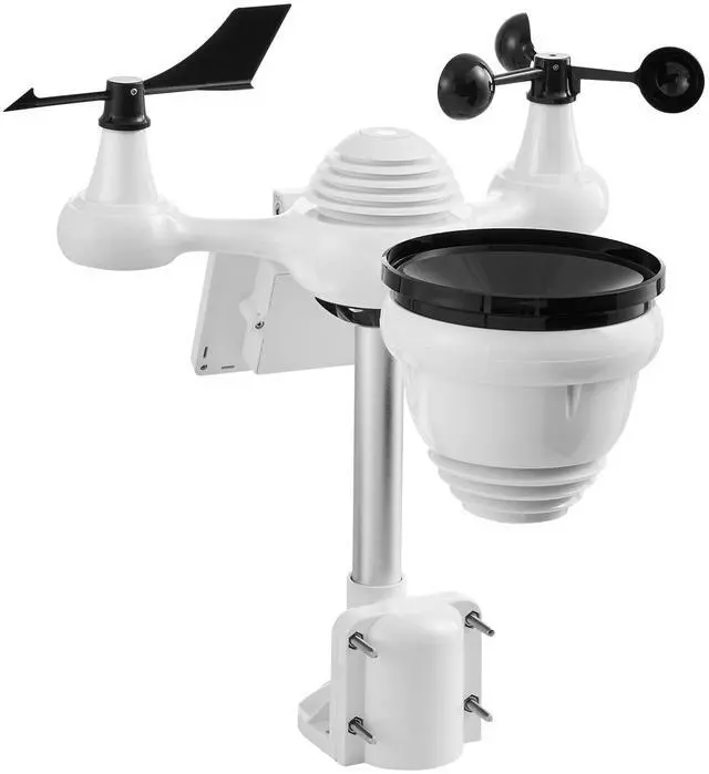 Alt view image 3 of 7 - 7-in-1 Wi-Fi Weather Station 7 in TFT Display Wireless Outdoor Sensor