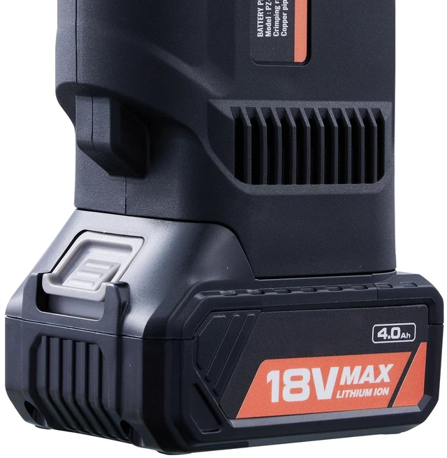Alt view image 4 of 7 - Pro Press Tool, 18V Electric Pipe Crimping Tool for 1/2" to 2" Copper Pipes, Press Tool Kit with 6 Pro Press Jaws, 2pcs 4AH Battery, Fast Charger & Carrying Case