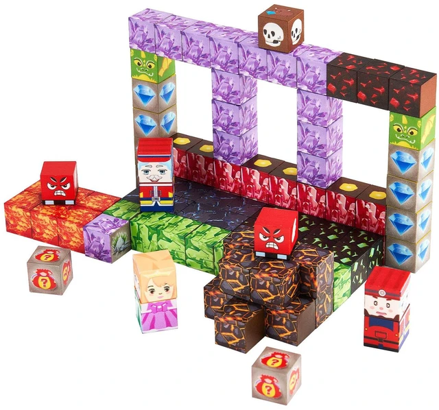 Alt view image 4 of 7 - Magnetic Blocks 150 PCS Dark Castle Set STEM Montessori Sensory Toys