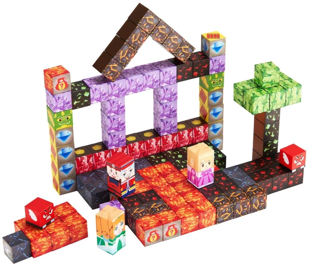Alt view image 3 of 7 - Magnetic Blocks 150 PCS Dark Castle Set STEM Montessori Sensory Toys