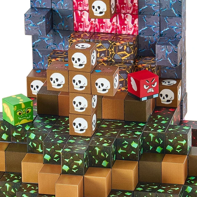 Alt view image 7 of 7 - Magnetic Blocks 150 PCS Dark Castle Set STEM Montessori Sensory Toys