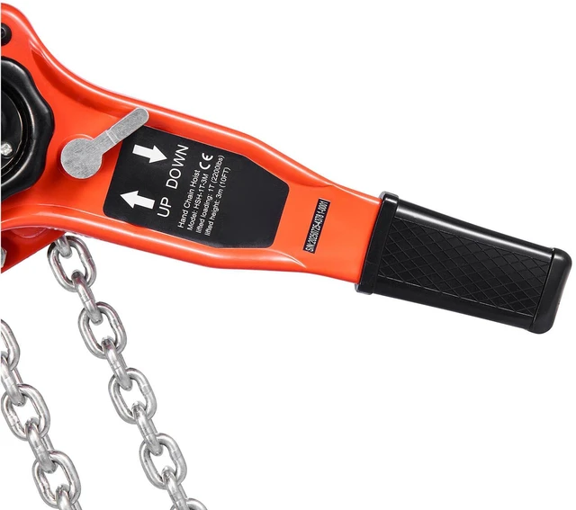 Alt view image 2 of 7 - Manual Lever Chain Hoist, 3/4T 1650LBS Capacity Heavy Duty Come Along, 20FT Lift G80 Alloy Steel Chain With Dual Pawl Mechanical Brake,360°Rotating Hooks, for Warehouse Construction Garage