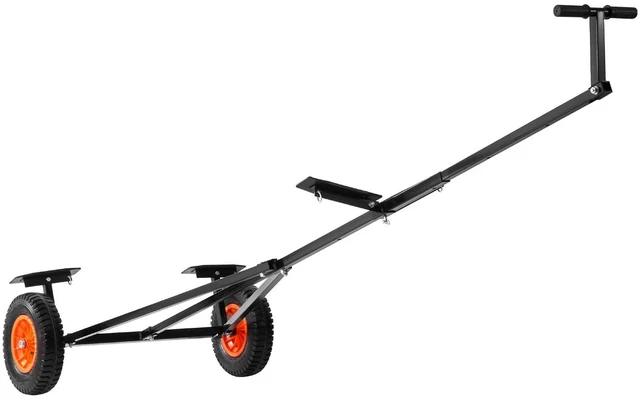 Alt view image 4 of 7 - 420lbs Boat Trailer Dolly Mover Adjustable Length with 15.7 in Pneumatic Tires
