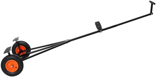 Alt view image 7 of 7 - 420lbs Boat Trailer Dolly Mover Adjustable Length with 15.7 in Pneumatic Tires