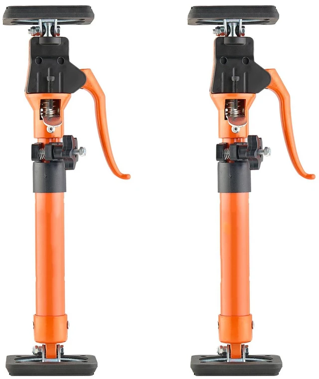 Main image of Cabinet Jack Support Pole, 2-Pack, 15.75-23.6 Inch Steel Telescopic Quick Support Rod, Adjustable 3rd Hand System up to 220 lbs Capacity for Installing Cabinets, Lifting Drywall, Cargo Bars