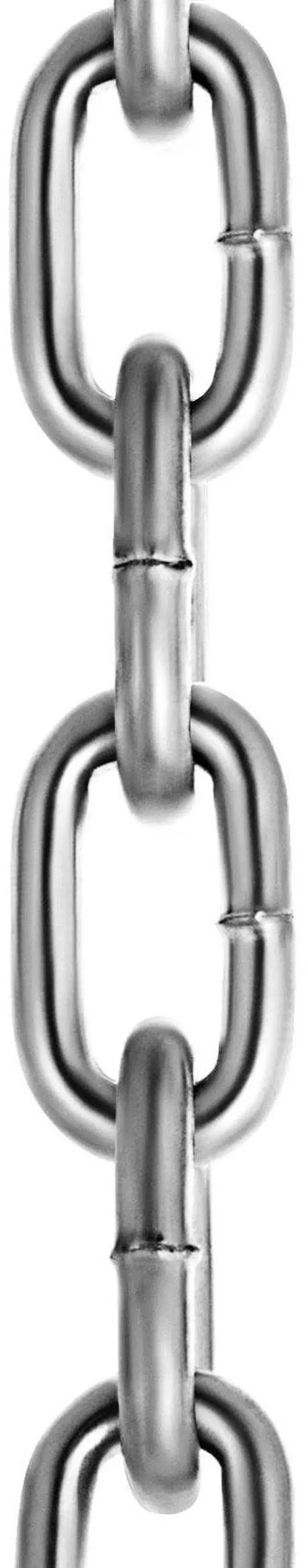 Alt view image 4 of 7 - Grade 30 Chain 3/16 Inch by 100Ft Length Grade 30 Proof Coil Chain Zinc Plated Grade 30 Chain for Towing Logging Agriculture and Guard Rails