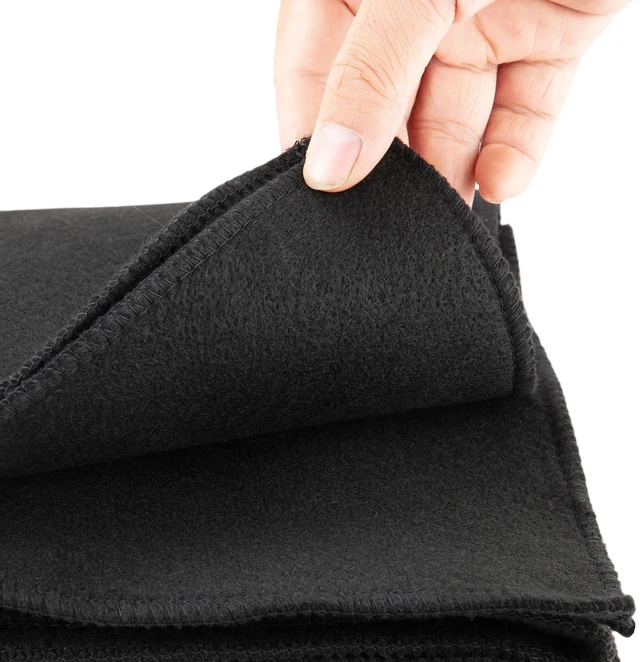Alt view image 7 of 7 - Carbon Felt Welding Blanket, 40" x 40" Flame Retardant Welding Blanket, Up to 1800°F Heat Resistant Safety Protection Blanket, 3.5mm Thickened Carbon Fiber Fireproof Insulation Mat Pad